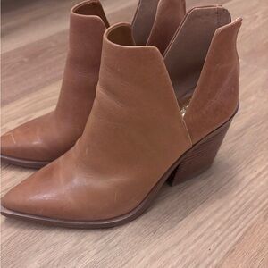 Vince Camuto Tan Ankle Booties